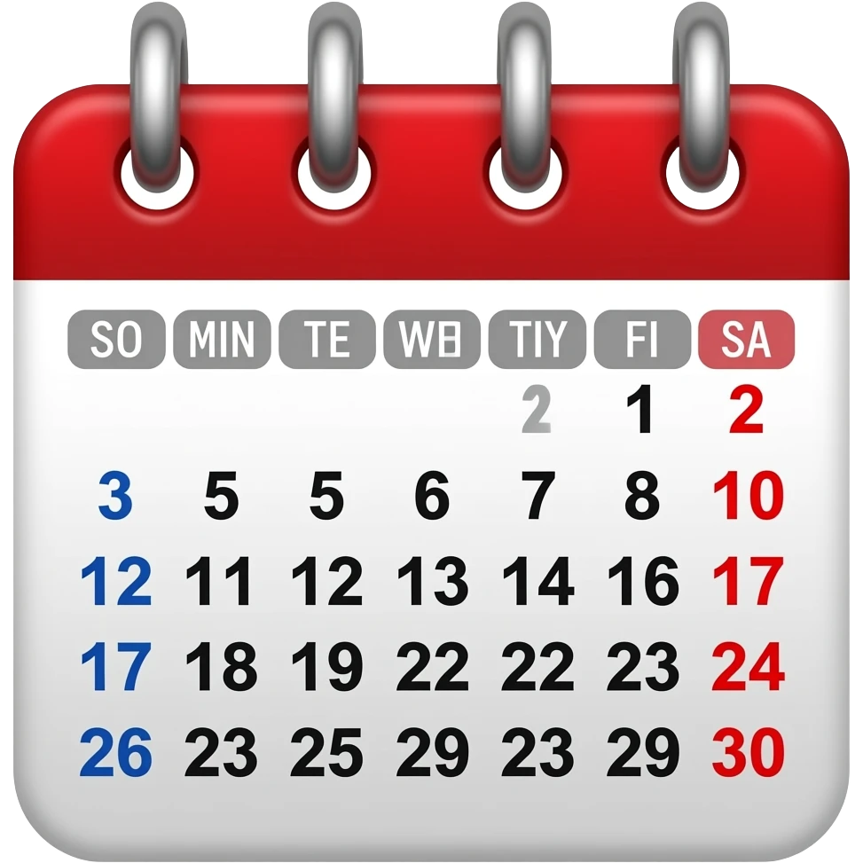 calender emoji