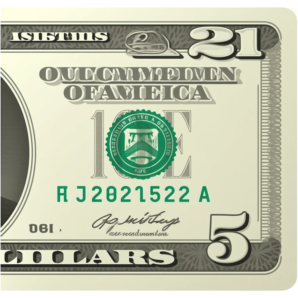 $5 bill emoji
