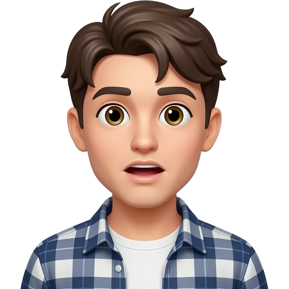 stylish young reaction emoji