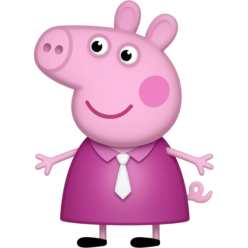 peppa pig para colorir emoji