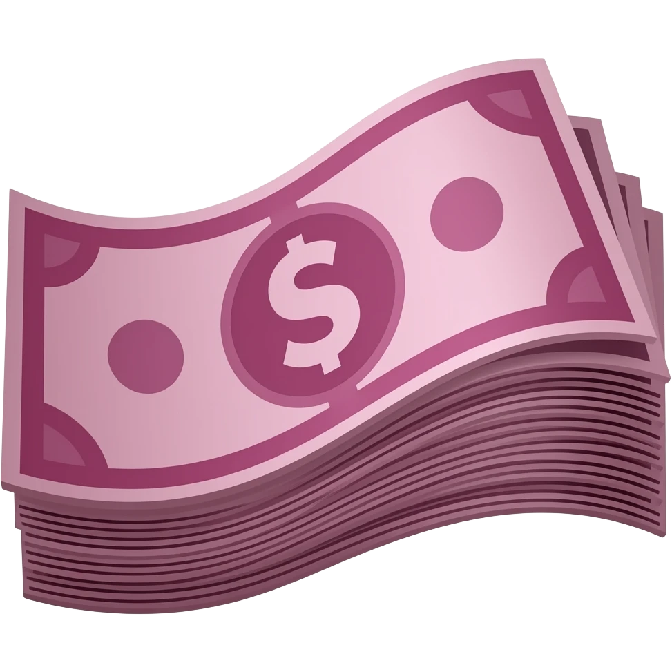 darker burgundy paper money darker emoji