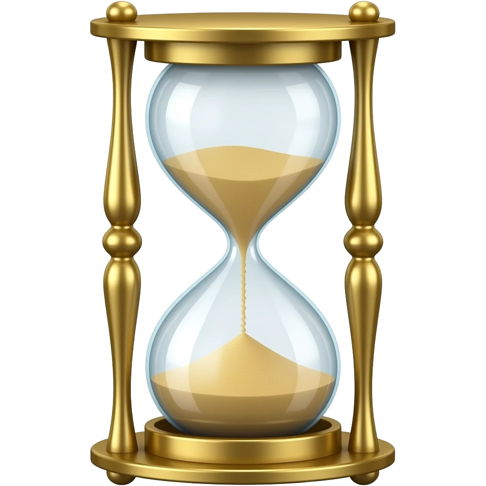 Hourglass emoji