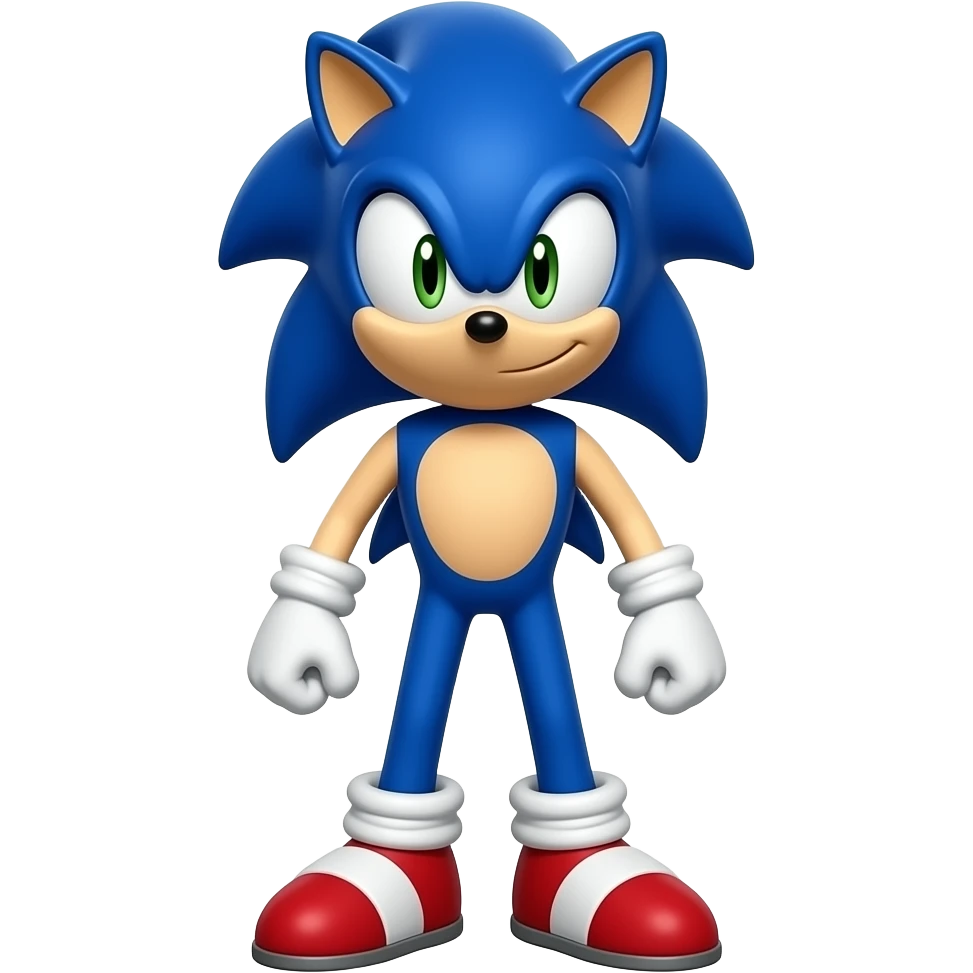 Sonic full body emoji