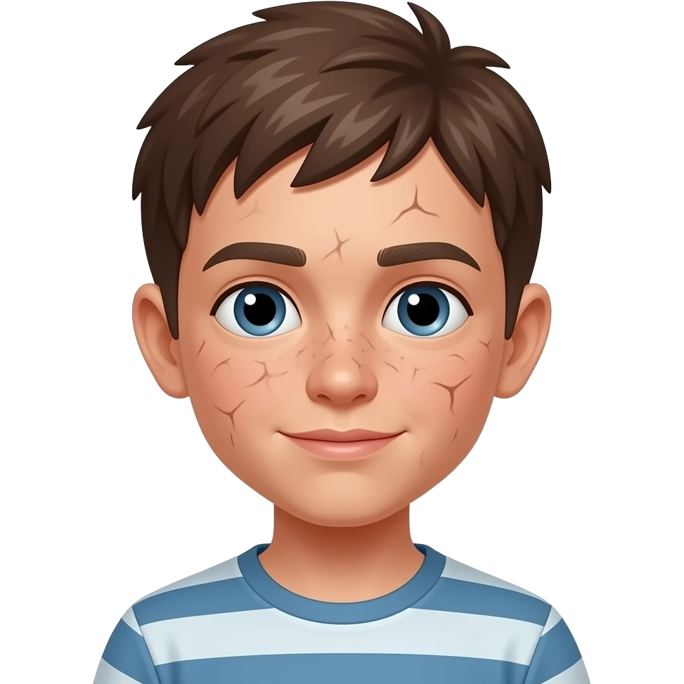 Dry skin boy emoji