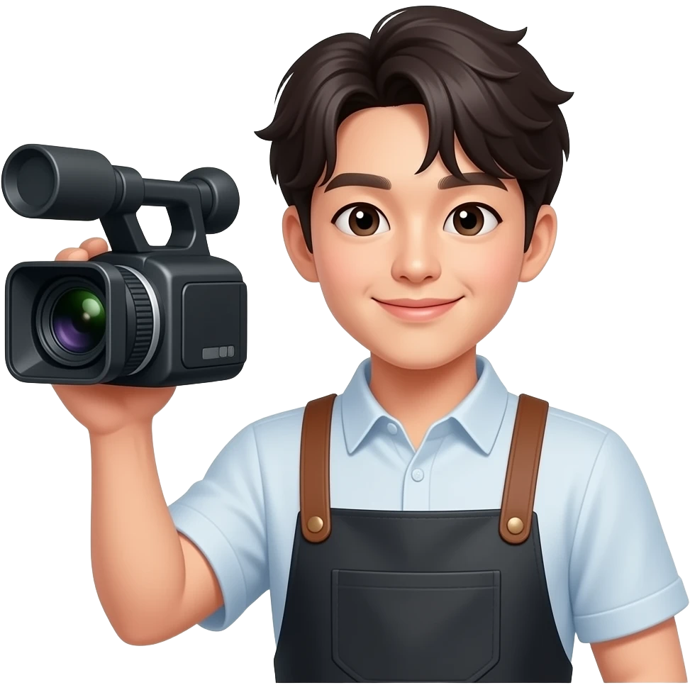 korean young man Barista + videos emoji emoji
