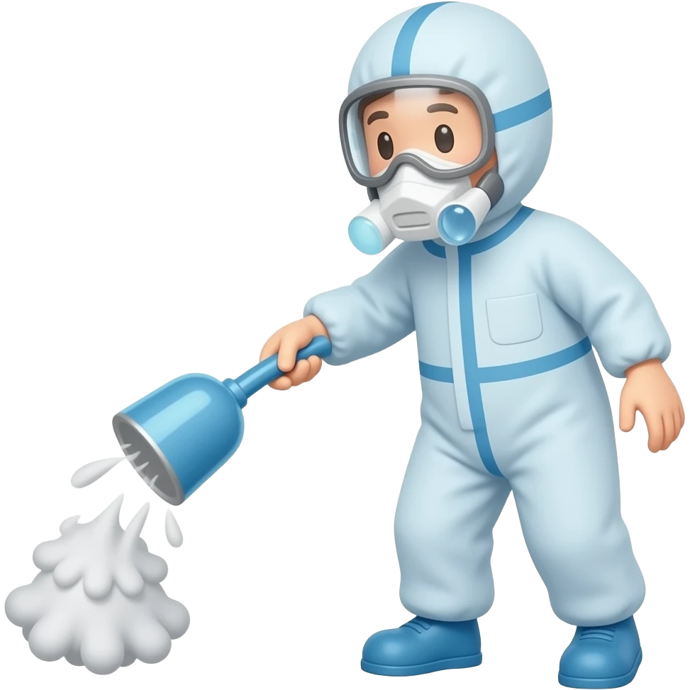 removes dust using Static duster emoji
