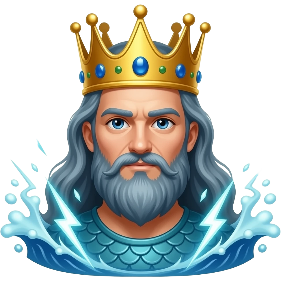 ⚡️🧜‍♂️👑 emoji