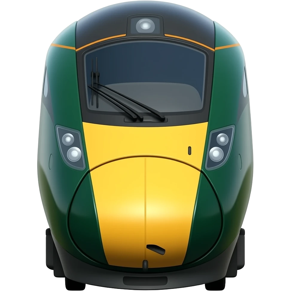 Make an Iarnrod eireann train front view emoji