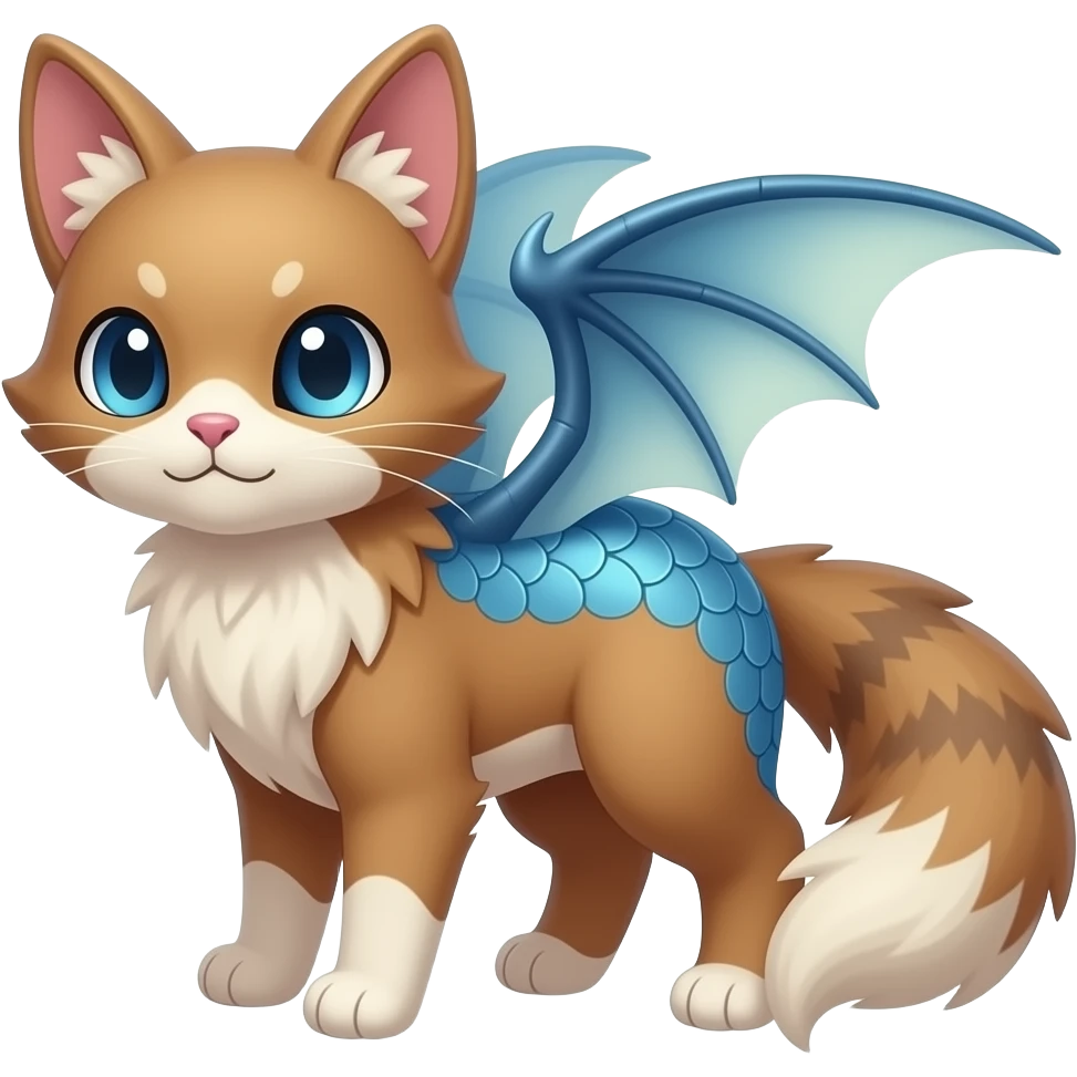Meowstic-Minccino-Furret-Milotic-Exveemon-hybrid emoji