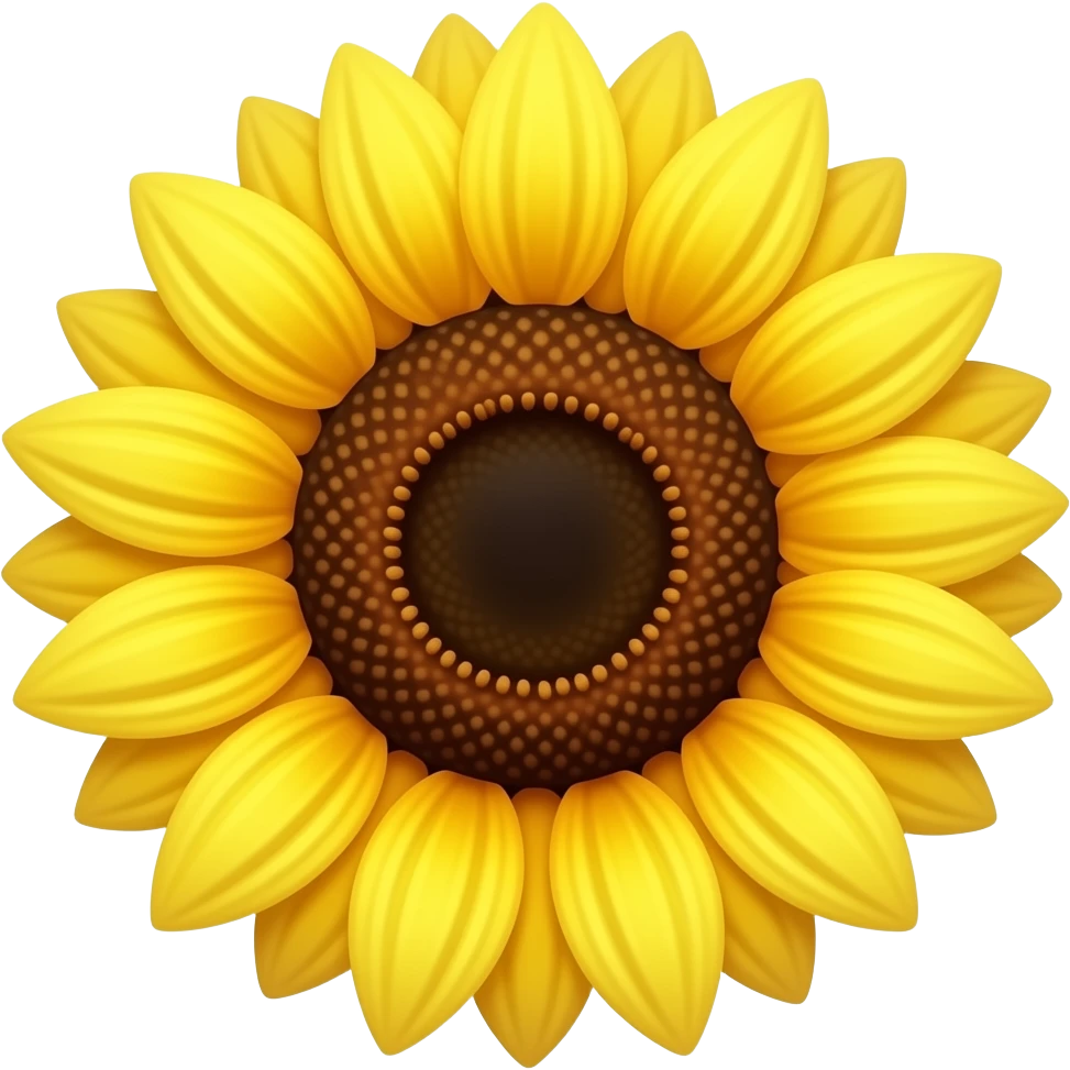 Sunflower flexing emoji