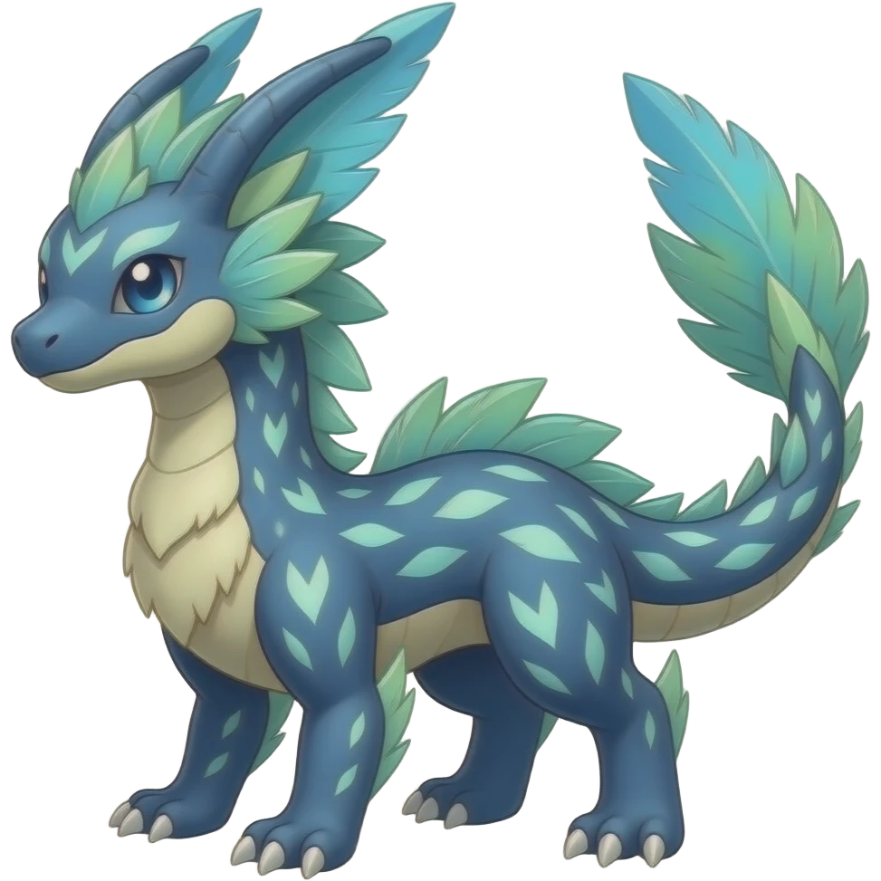 Shiny exotic feathery tropical bioluminescent edgy cool Salandit-Salamence-Ekans-Seviper-Salazzle-Fakemon-hybrid emoji