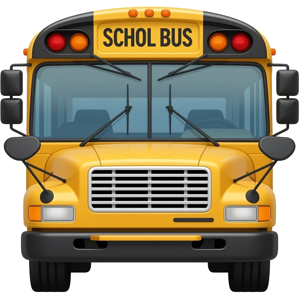 School Bus emoji