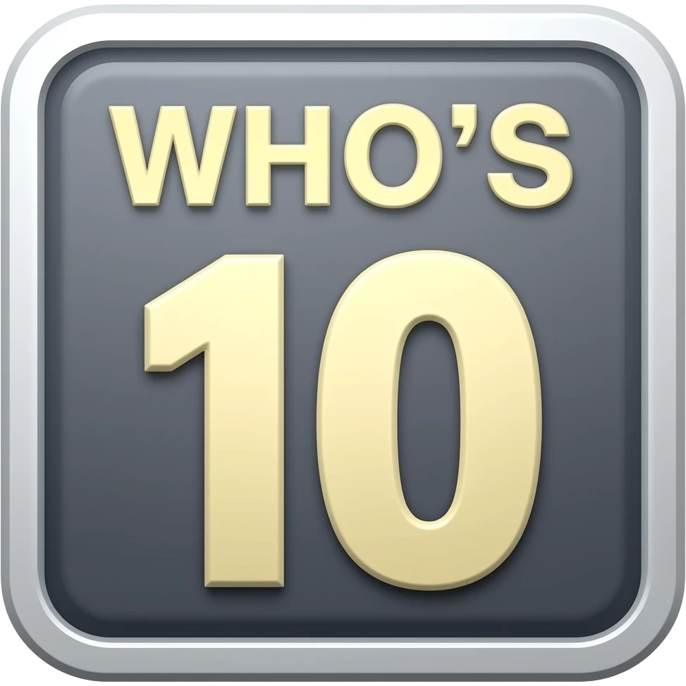 LOOK WHO'S 10 SIGN emoji