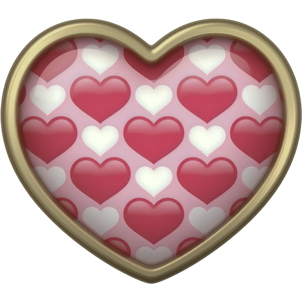 heart pattern accessory emoji