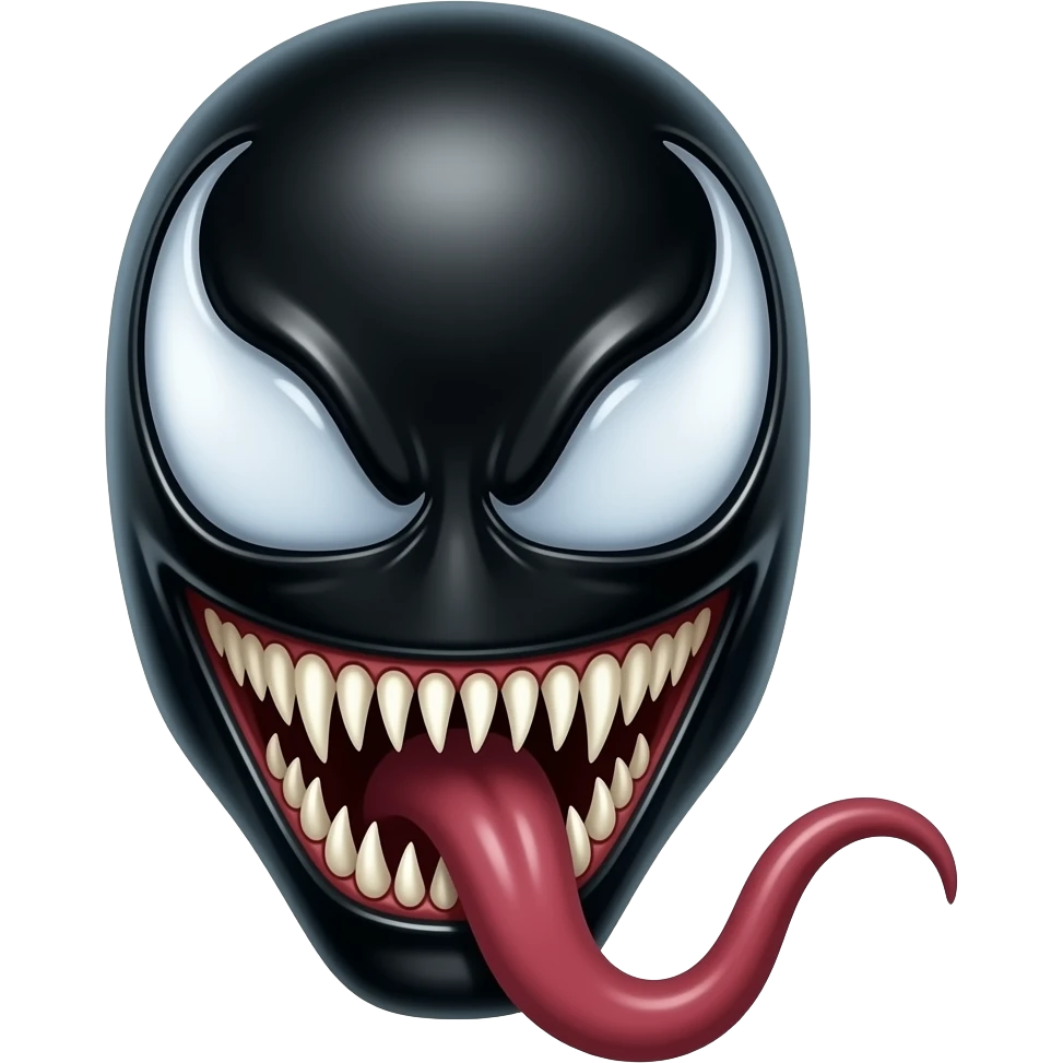 Venom face emoji