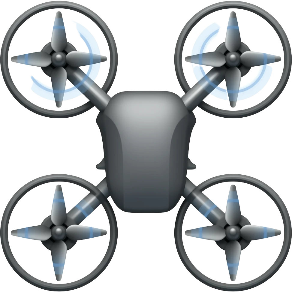 Drone voando emoji