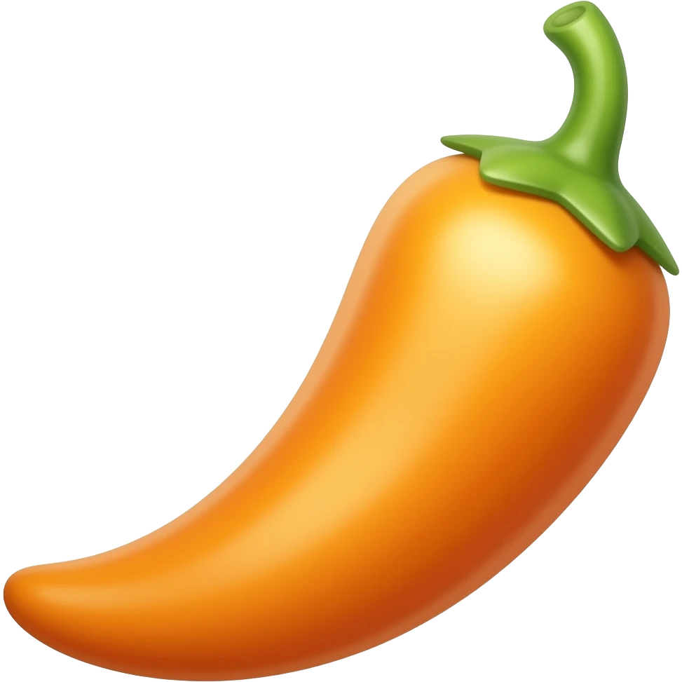 🌶️ glowing orange emoji