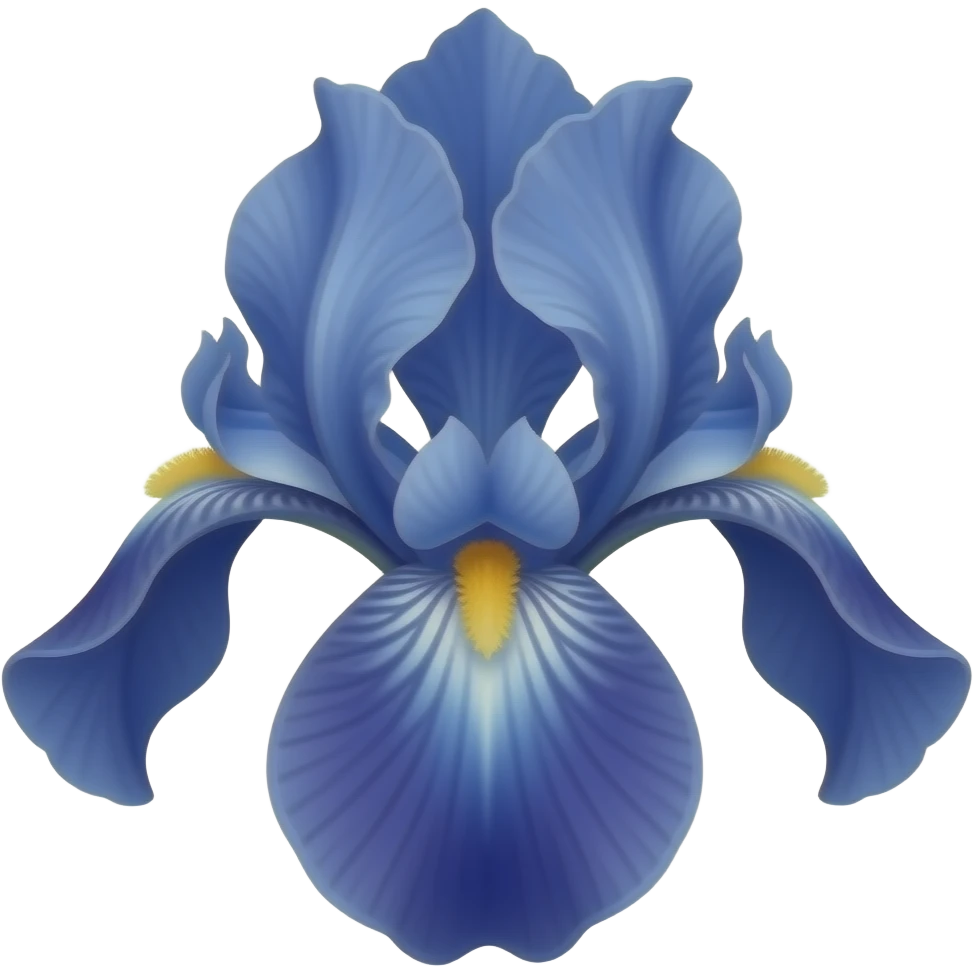 Blue iris emoji