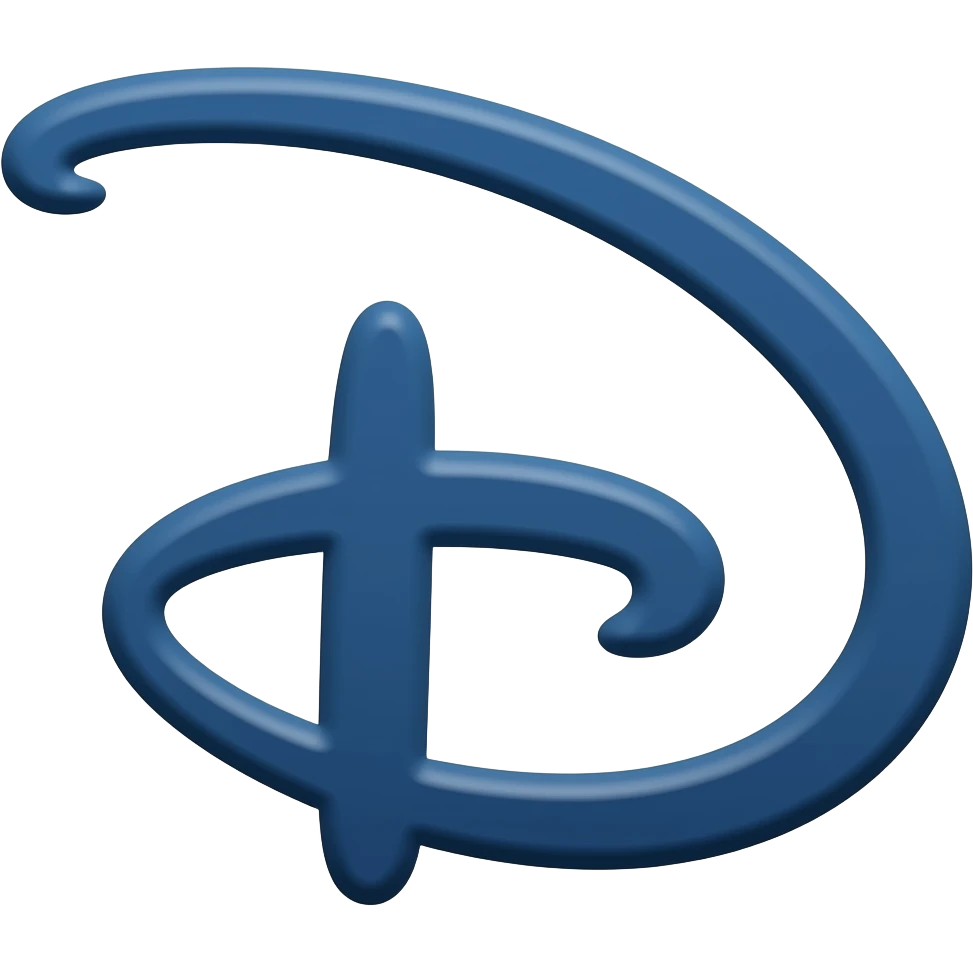 Disney Logo, nur das D emoji