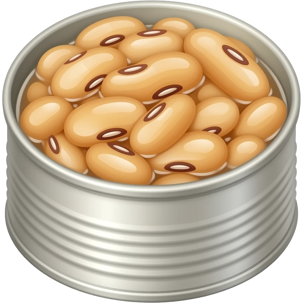 Canned beans emoji