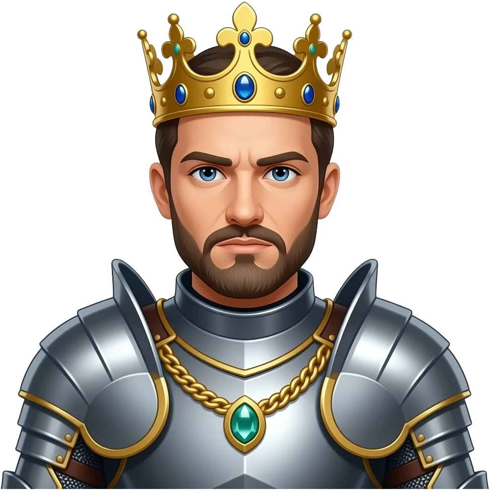 Armored Kings with crown emoji