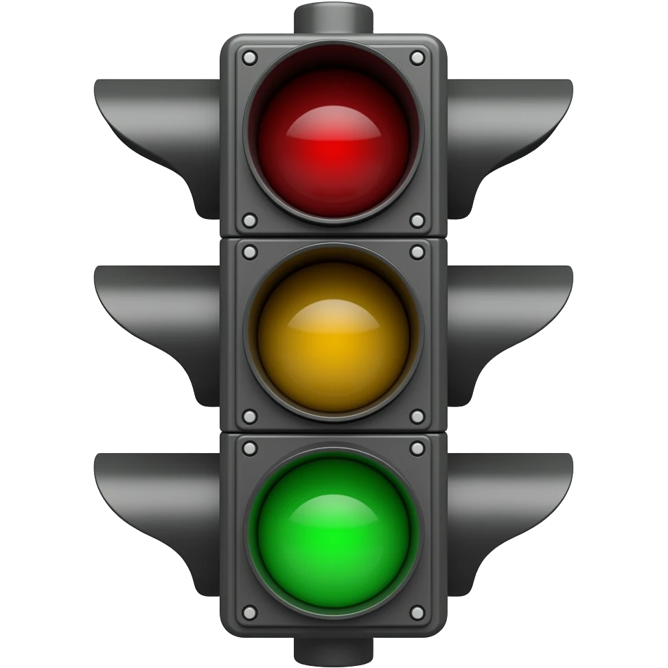 german traffic light emoji