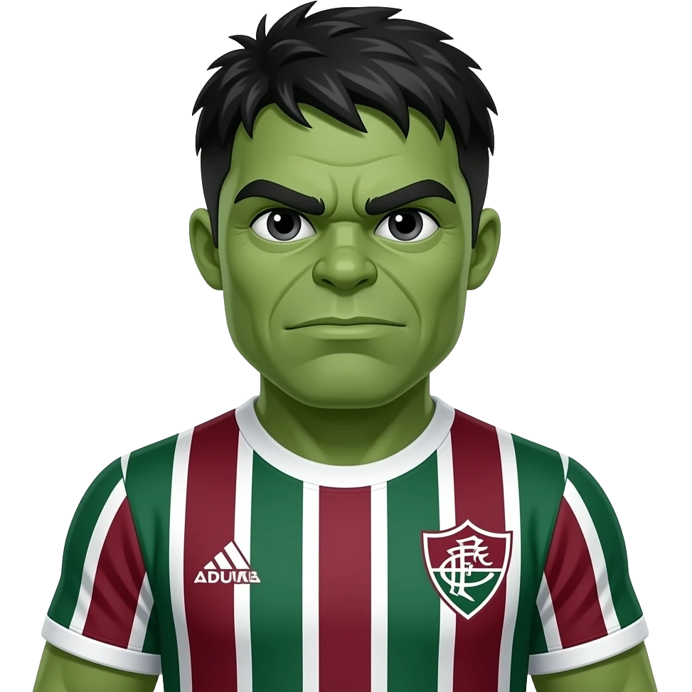 Hulk com a blusa do Fluminense emoji