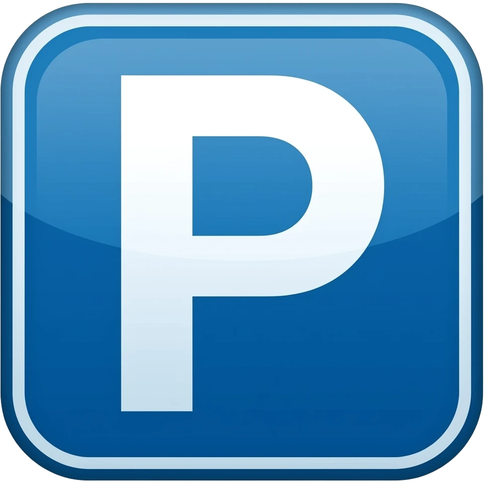 Parking sign emoji