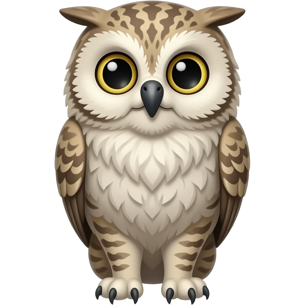 Cat owl emoji