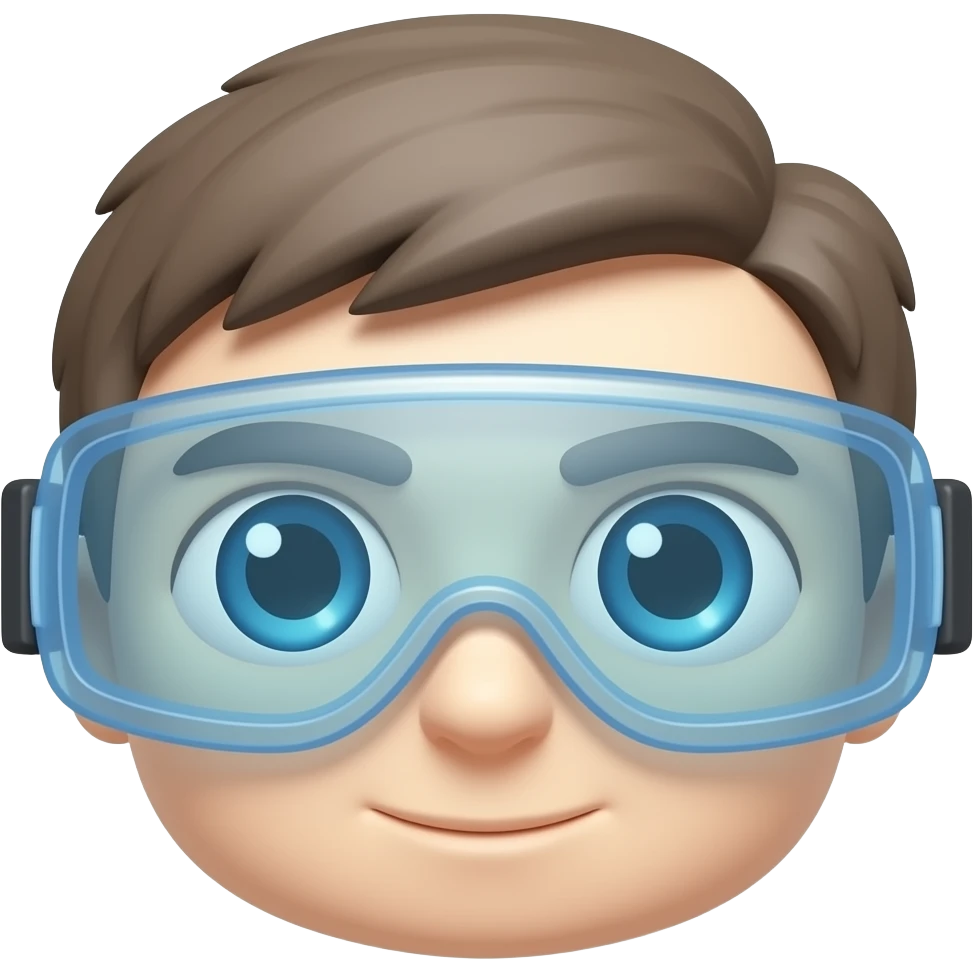 SAFETY GOGGLES REQUIRED emoji