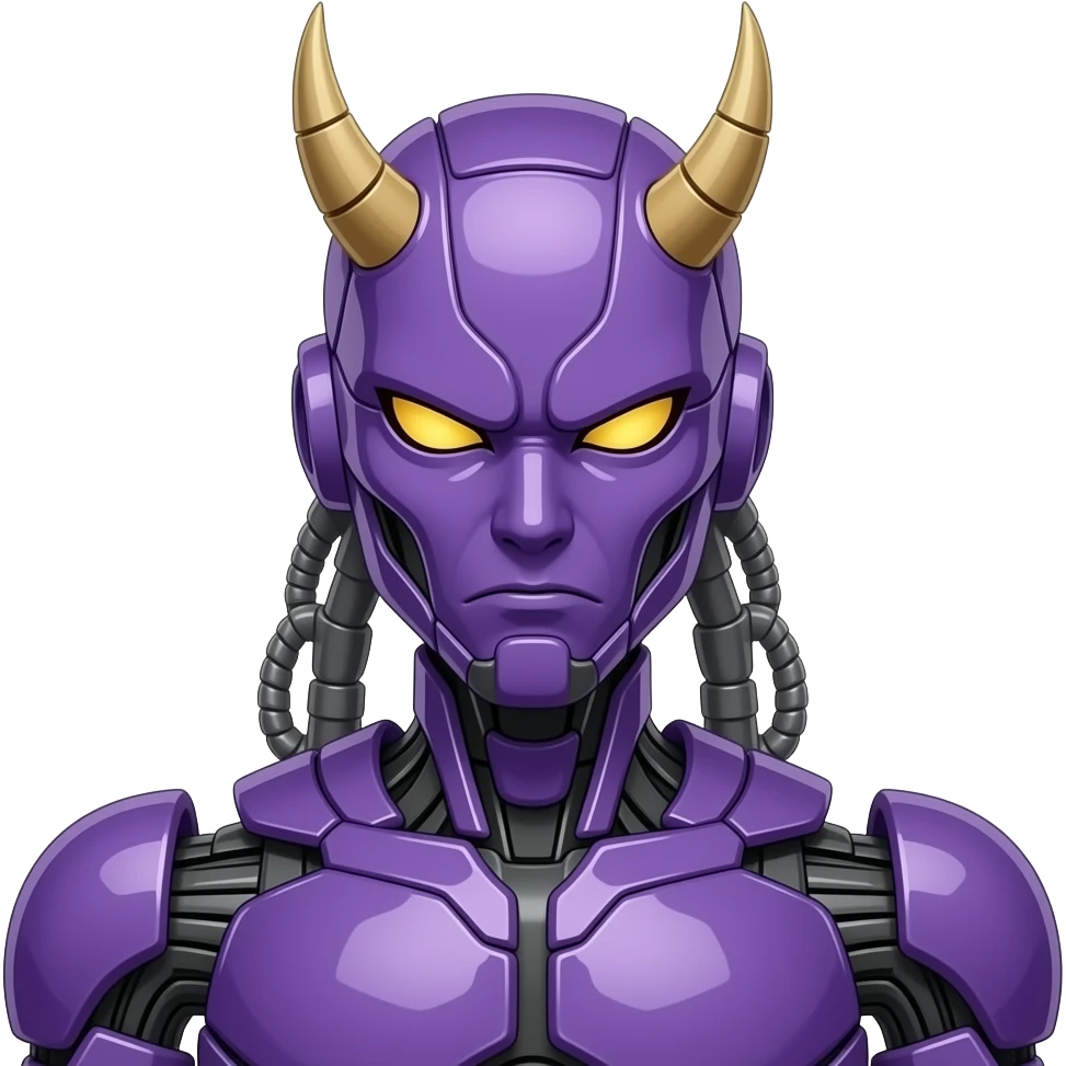 Purple robotic anime demon slayer hashira emoji