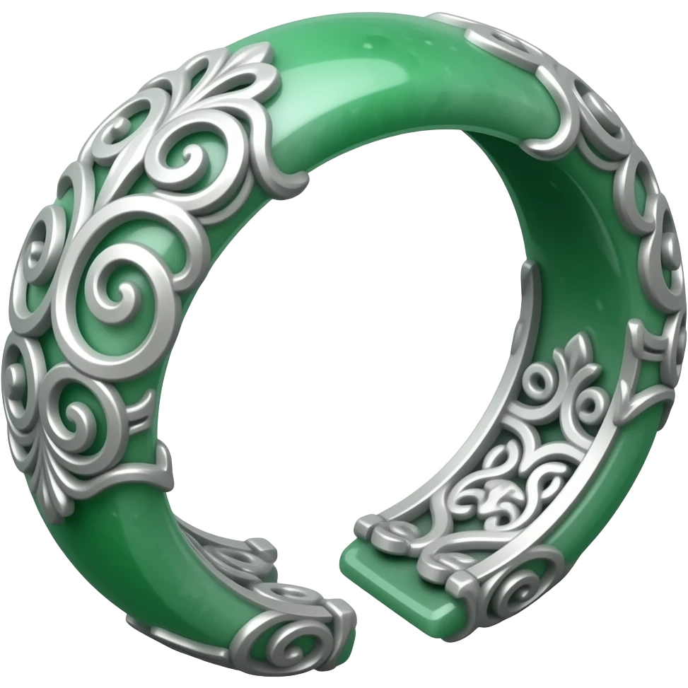 Green bangle emoji