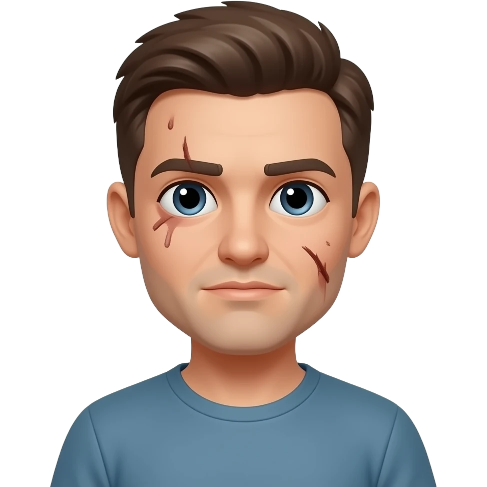 Beat up emoji emoji