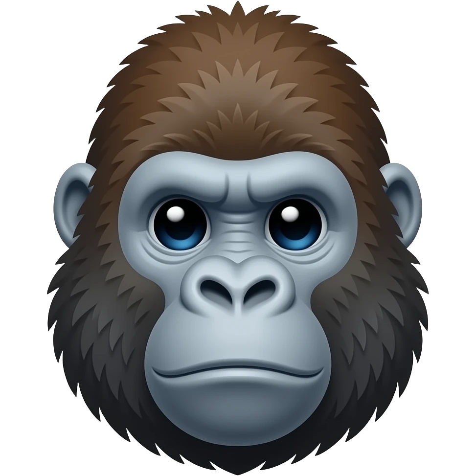 gorilla face emoji