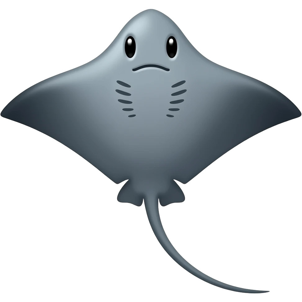 Stingray sillioute emoji