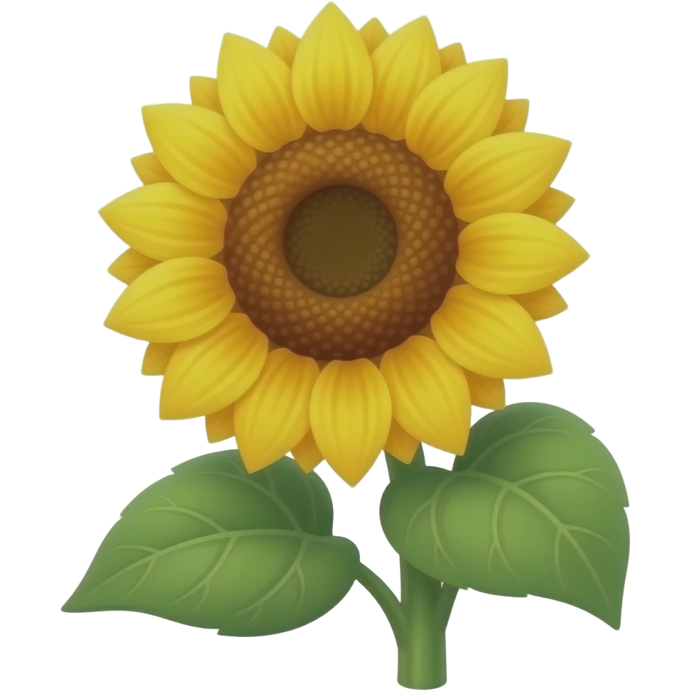 Sunflower squat emoji