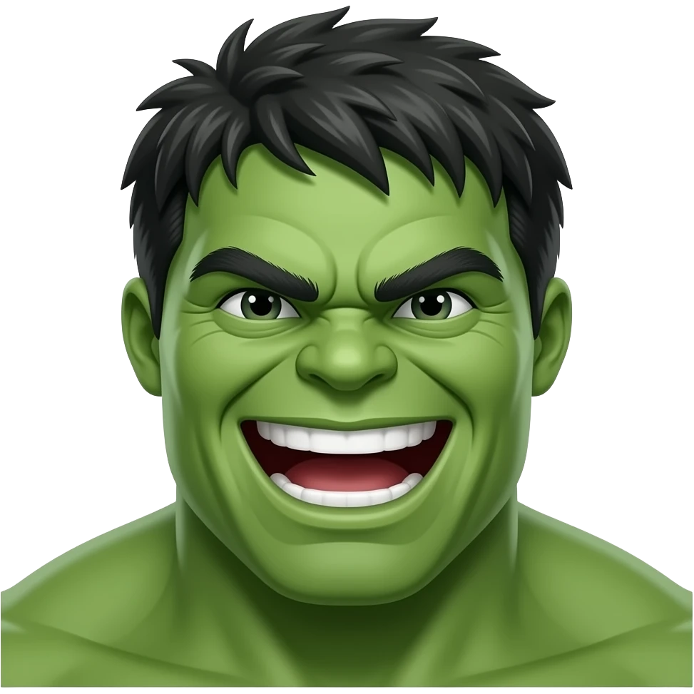 Popo riendose hulk emoji