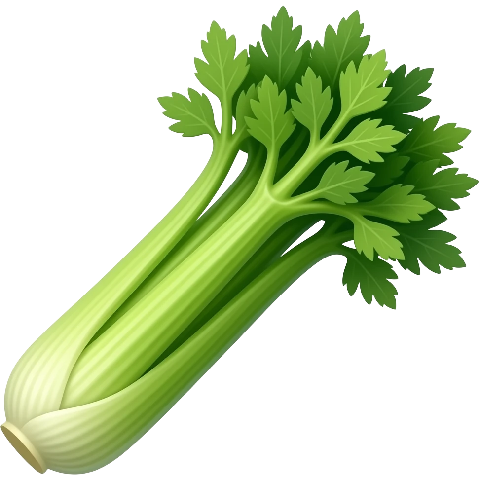 realistic celery emoji