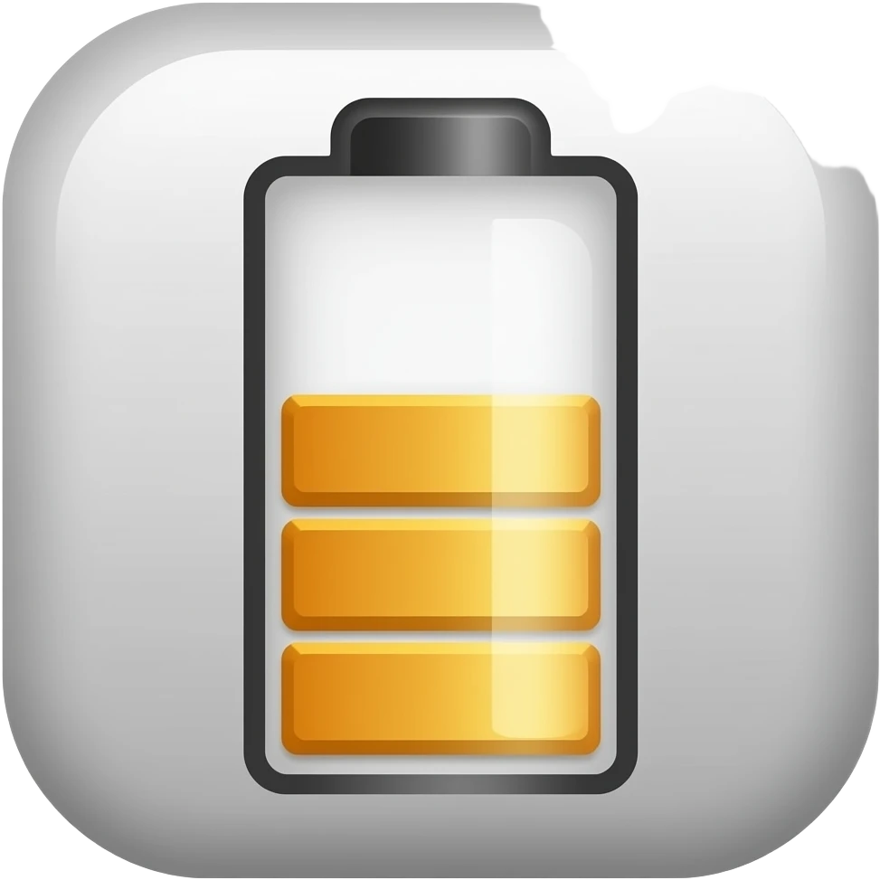 low battery emoji