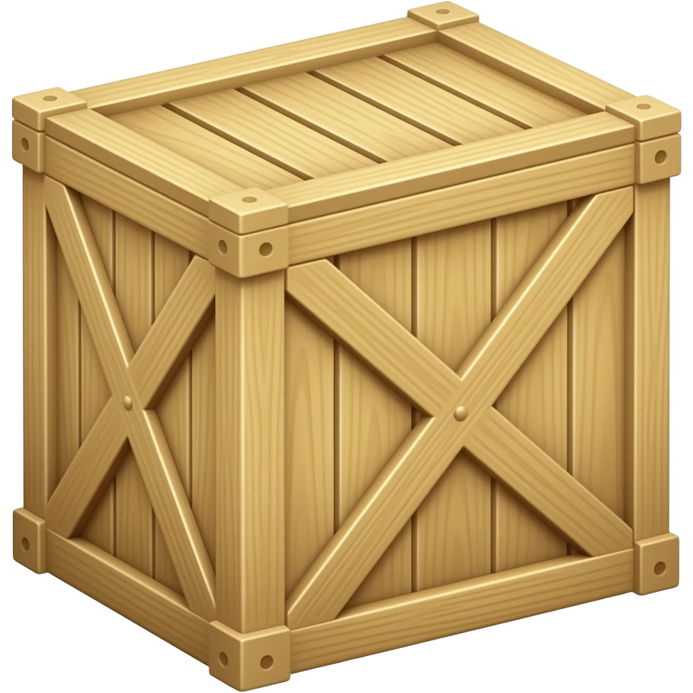 cargo crates stacked emoji