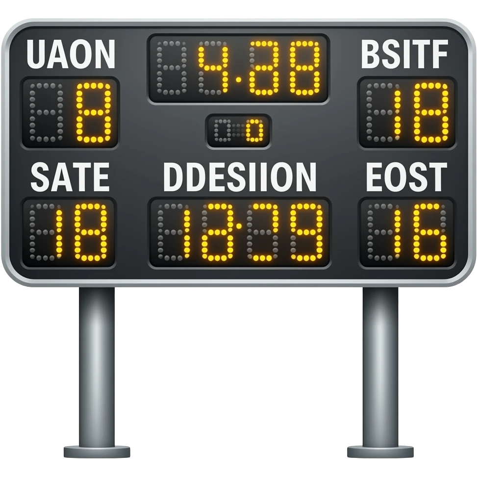 Scoreboard emoji
