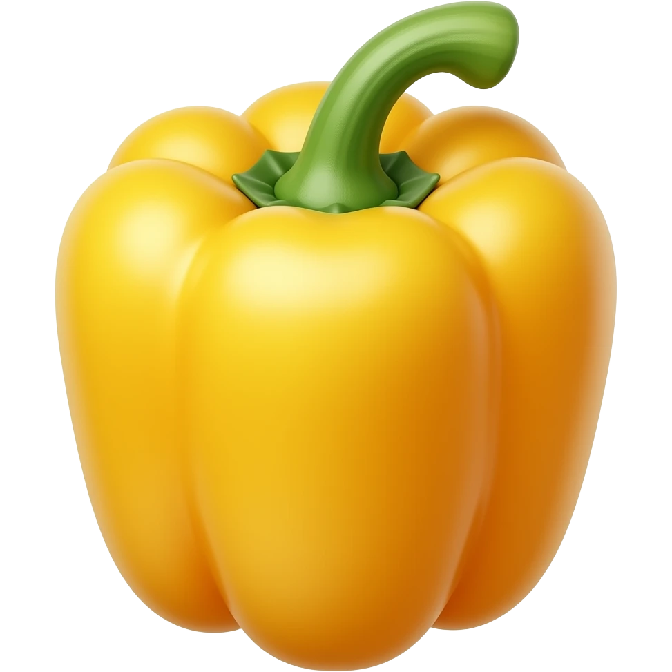 Yellow bell pepper emoji