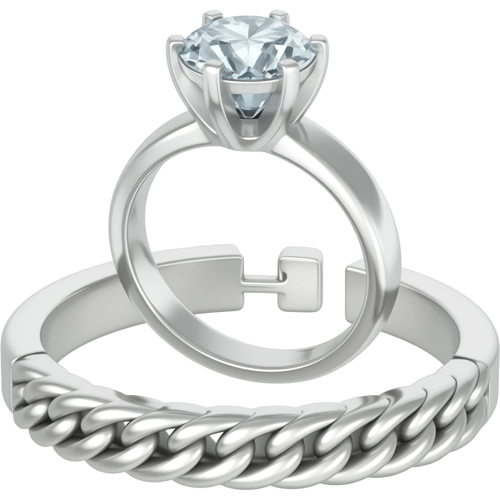jewellery diamond ring and bracelet emoji