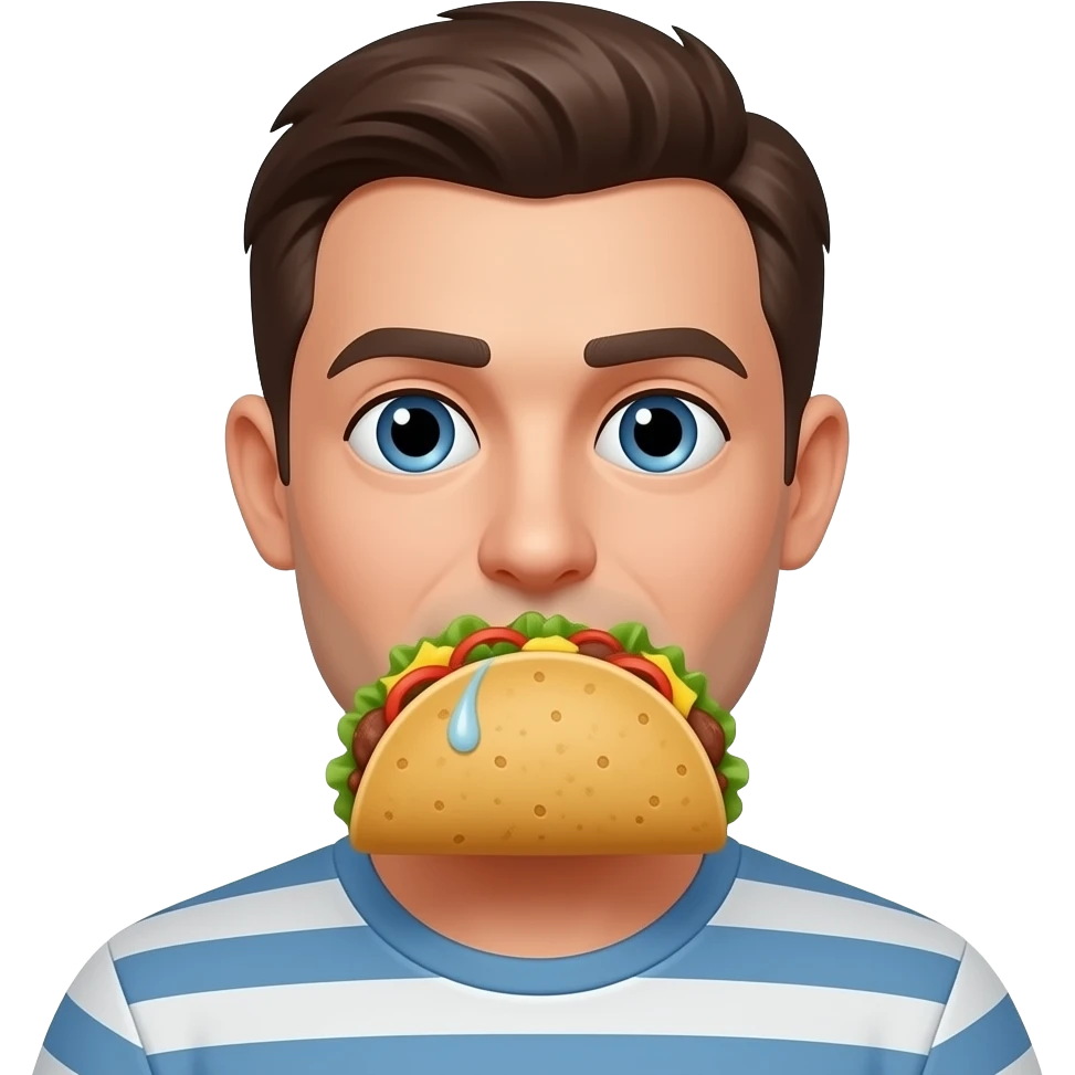 🌮🧍🤤 emoji