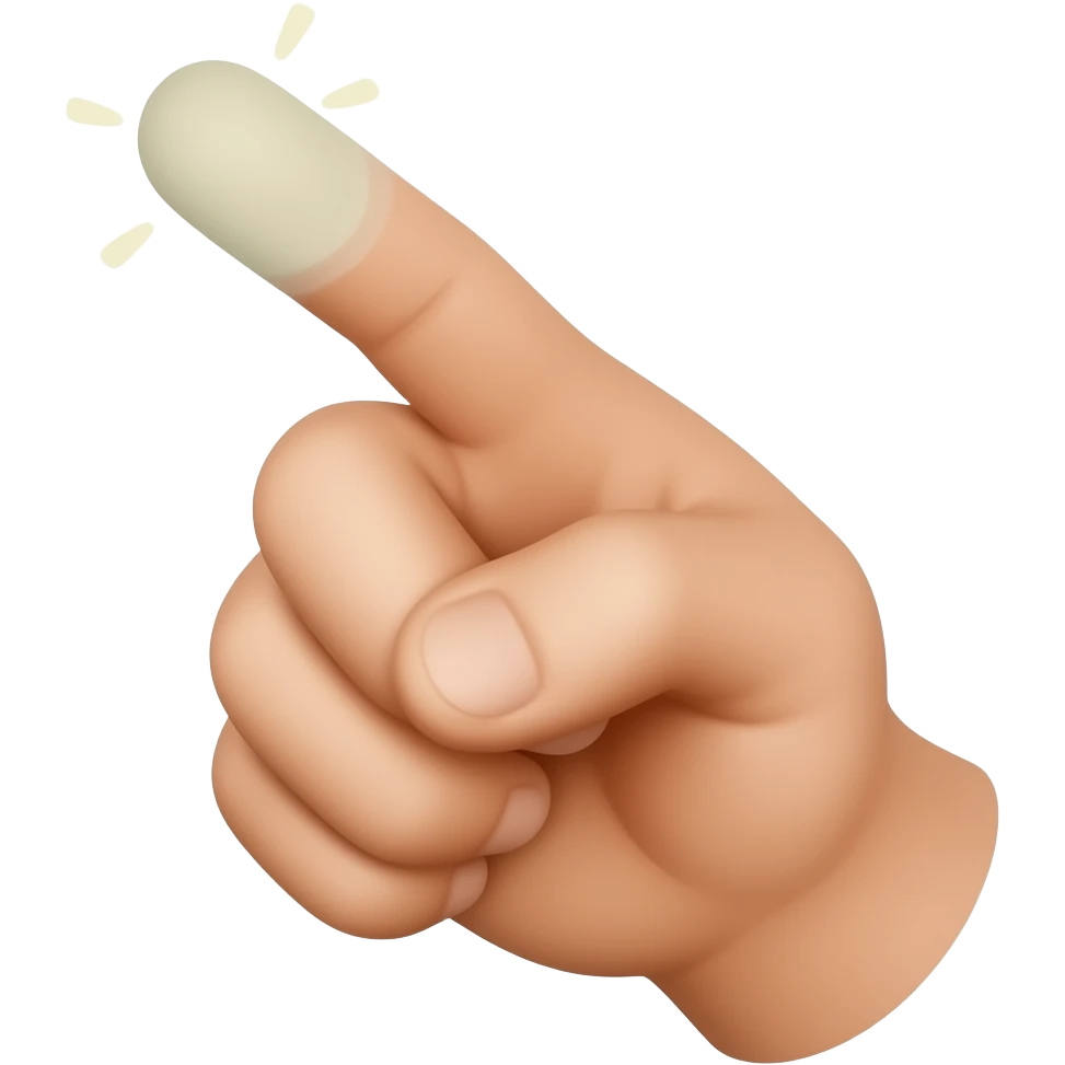 inger pointing emoji