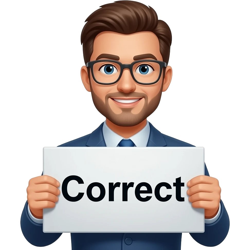 corrrect emoji