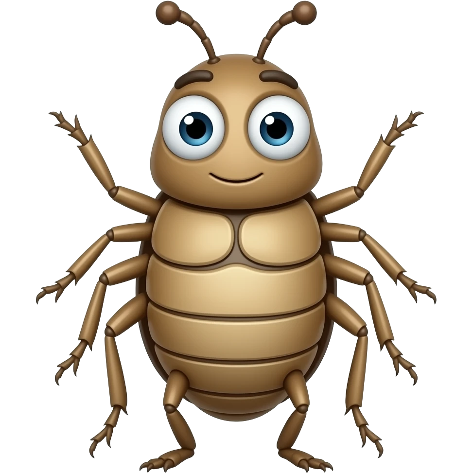 Funny bug emoji