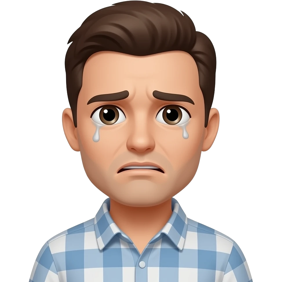 Grief stricken emoji