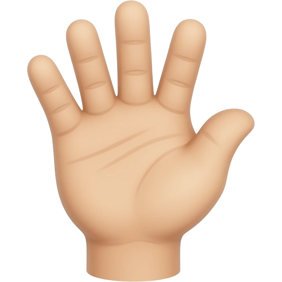 Hand emoji