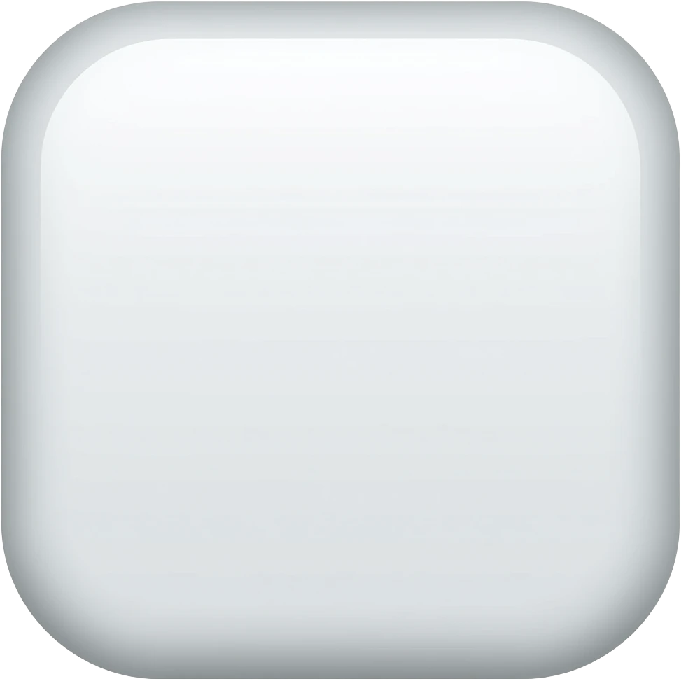 White square glossy emoji